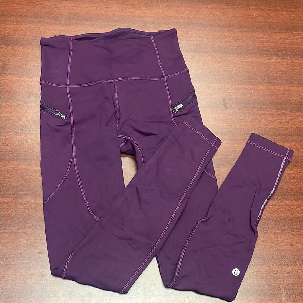 Lululemon Athletica Purple Performance Leggings
